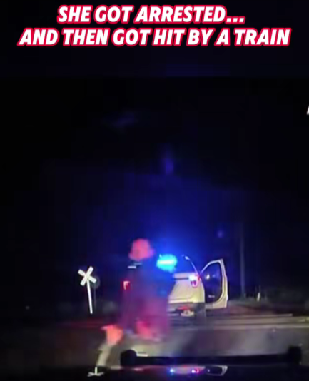 She Was Arrested… But No One Expected a Train to Come Crashing In!