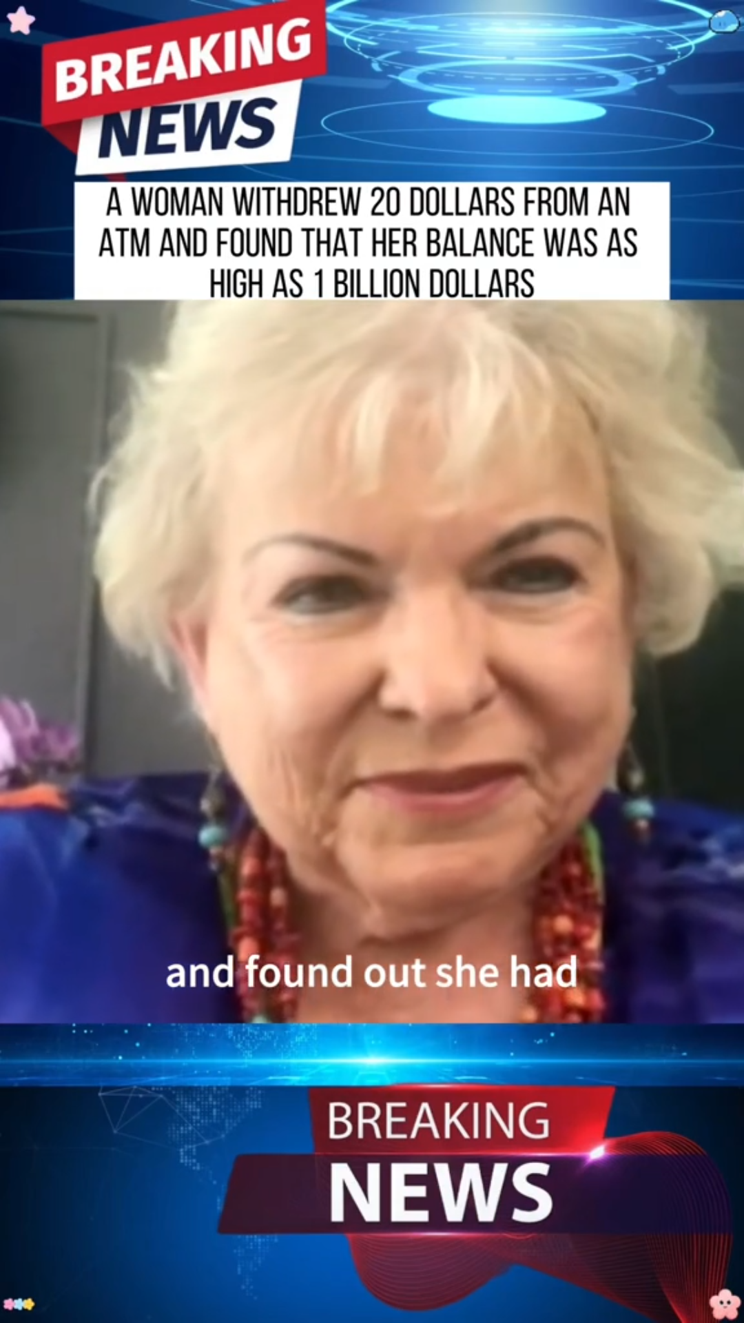 💰 Woman Withdraws $20, Shocked to See $1 BILLION in Her Account! 😱🏦