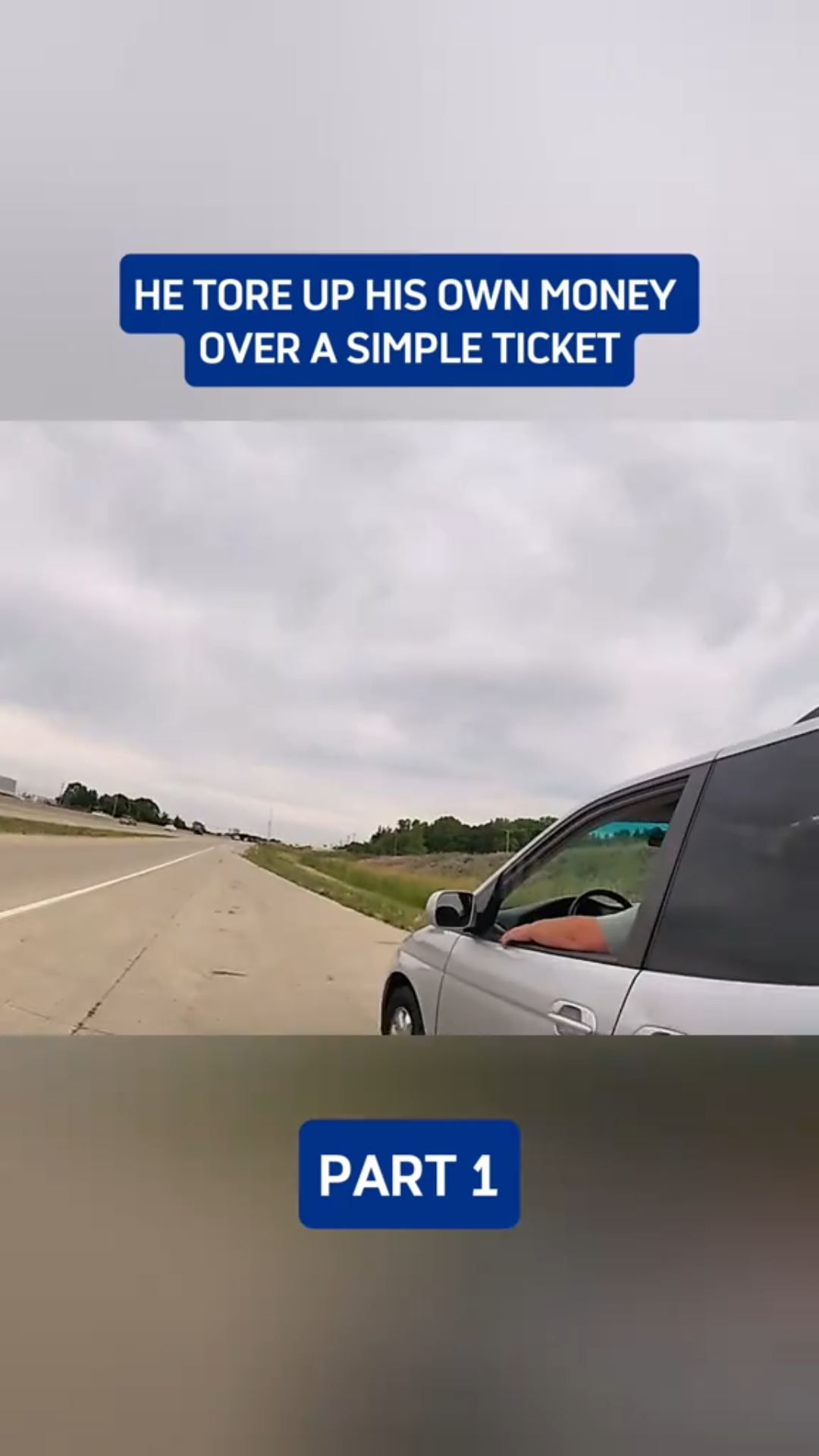 “Man Tears Up His Own Money Over a Simple Ticket”