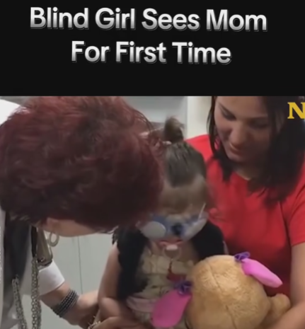 Heartwarming Moment: Blind Girl Sees Her Mom for the Very First Time