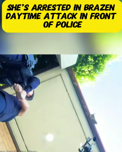 Woman Arrested After Bold Daylight Attack — Right in Front of Police
