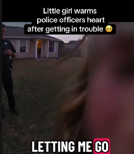 Little Girl’s Sweet Words Melt Officer’s Heart During Unexpected Encounter 💕