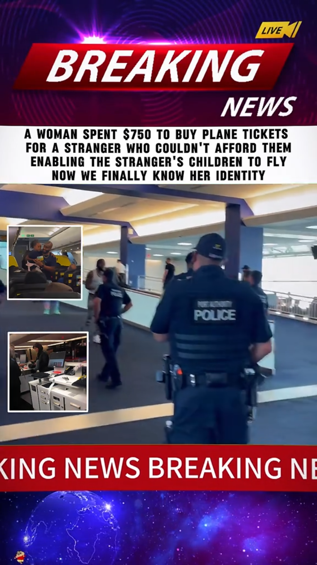 Woman Spends $750 on Plane Tickets for Stranger—Now We Know Who She Is