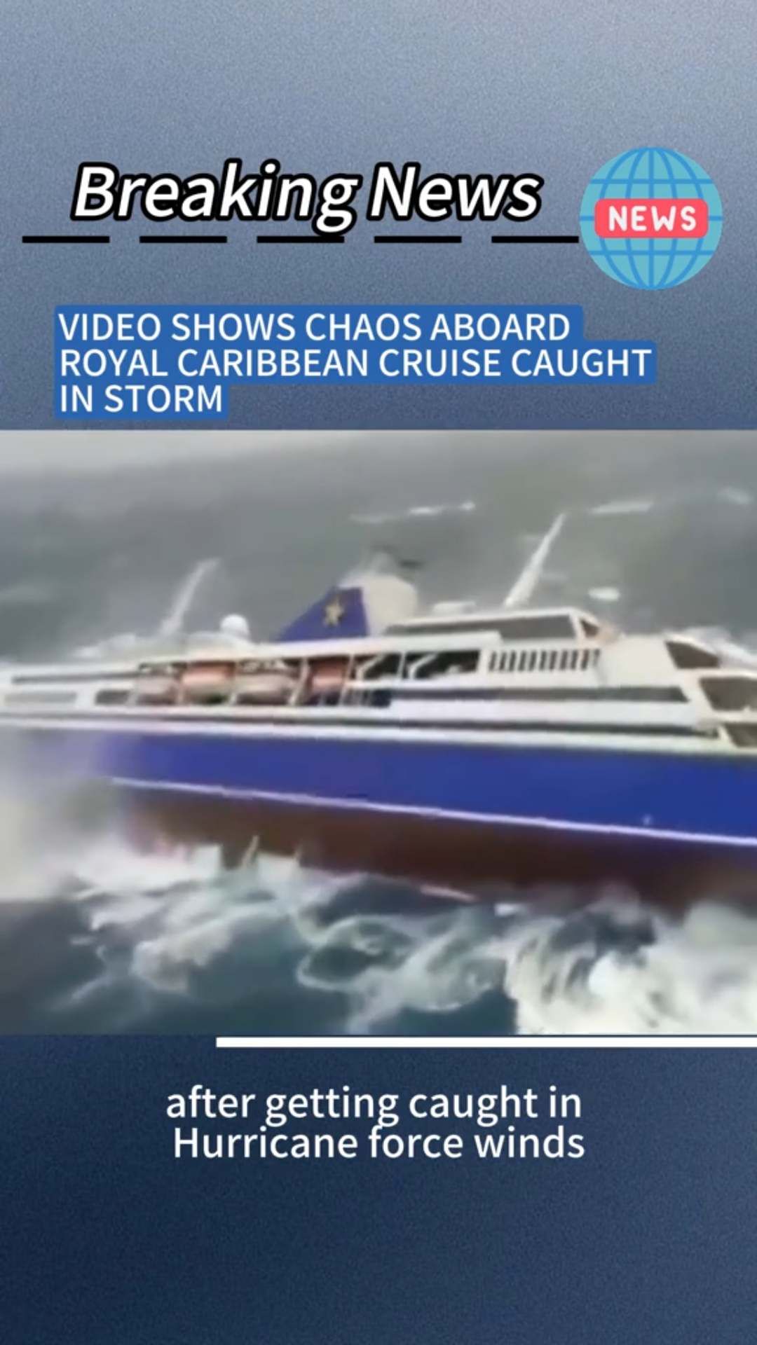 Chaos Erupts On Royal Caribbean Cruise Caught In Sudden Storm.