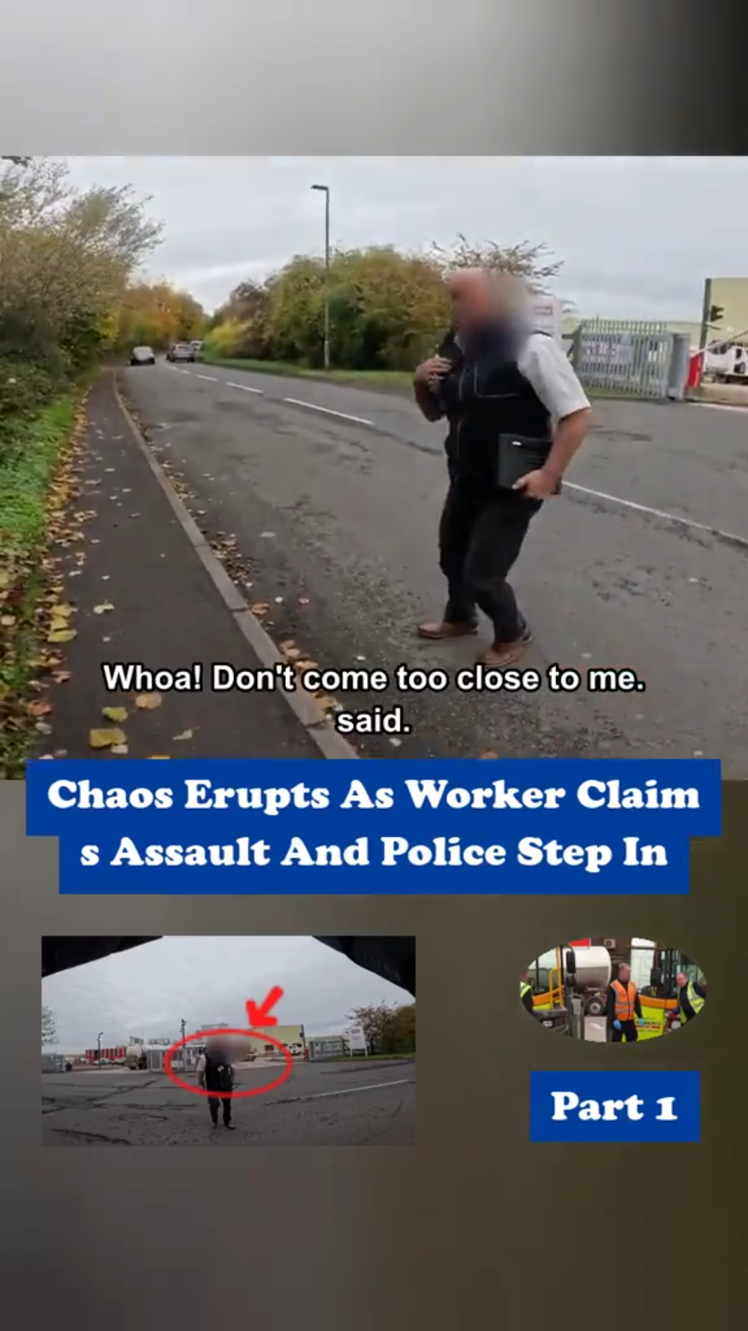 Chaos Erupts as Worker Claims Assault — Police Step In
