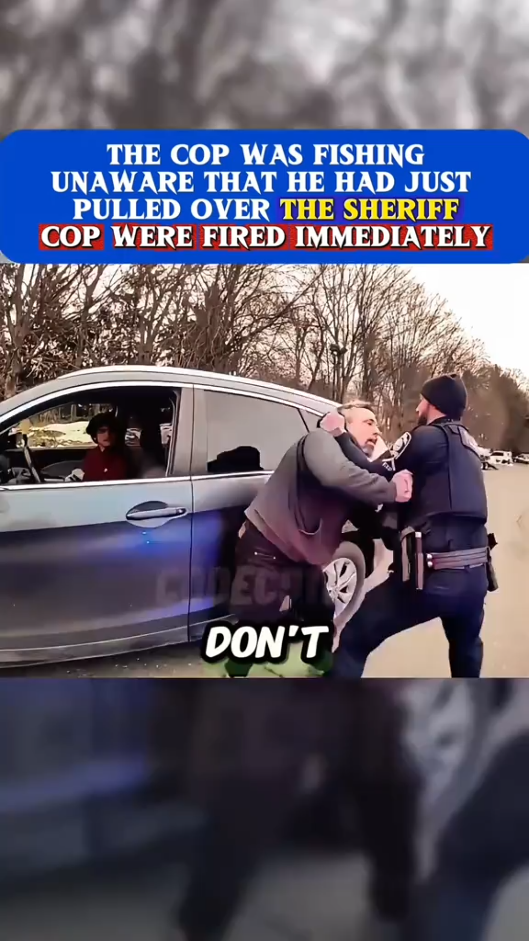 One Mistake, One Stop — Cop’s Career Over.