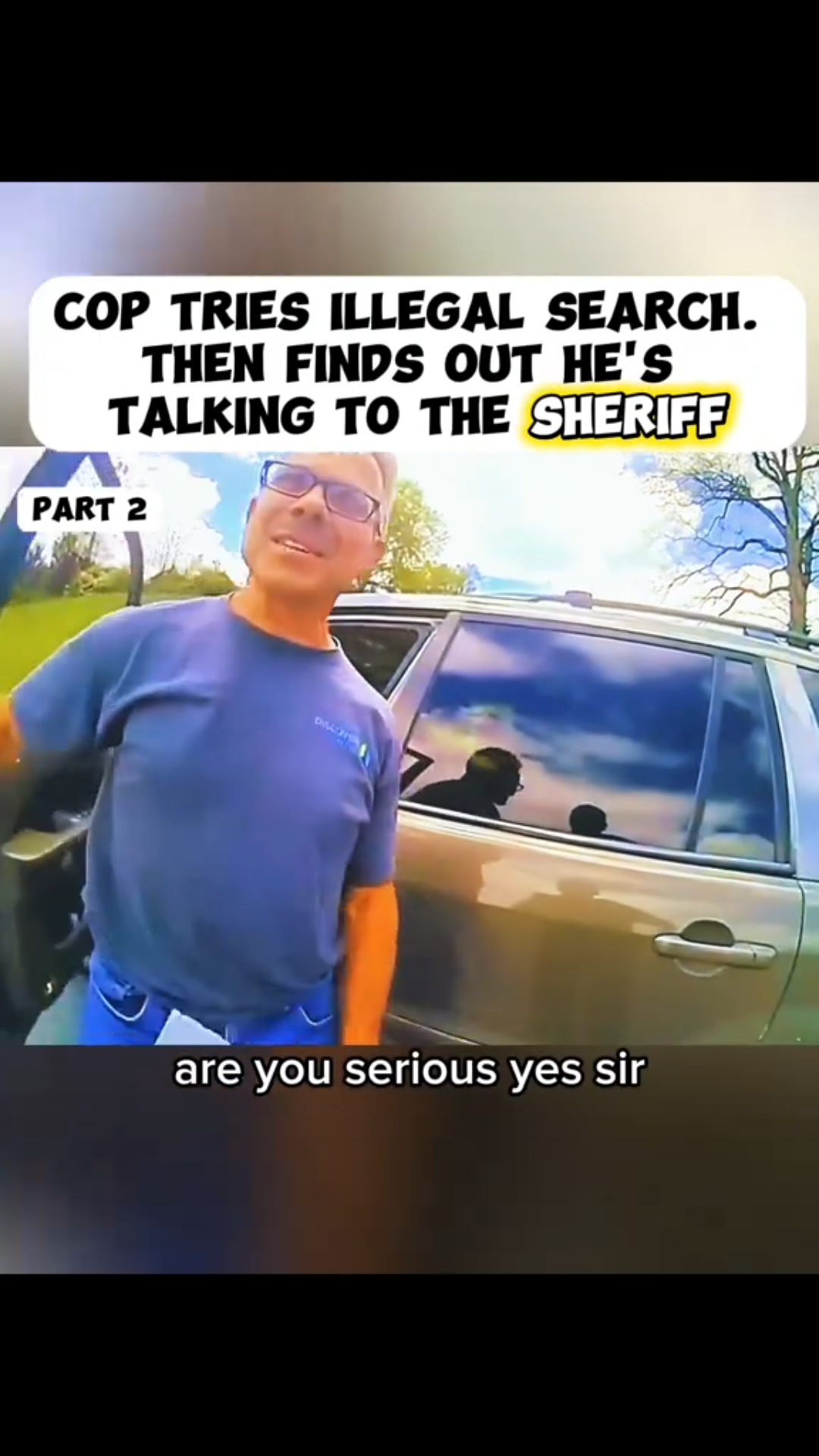 Cop Tries Illegal Search… Then Realizes He’s Talking to the Sheriff
