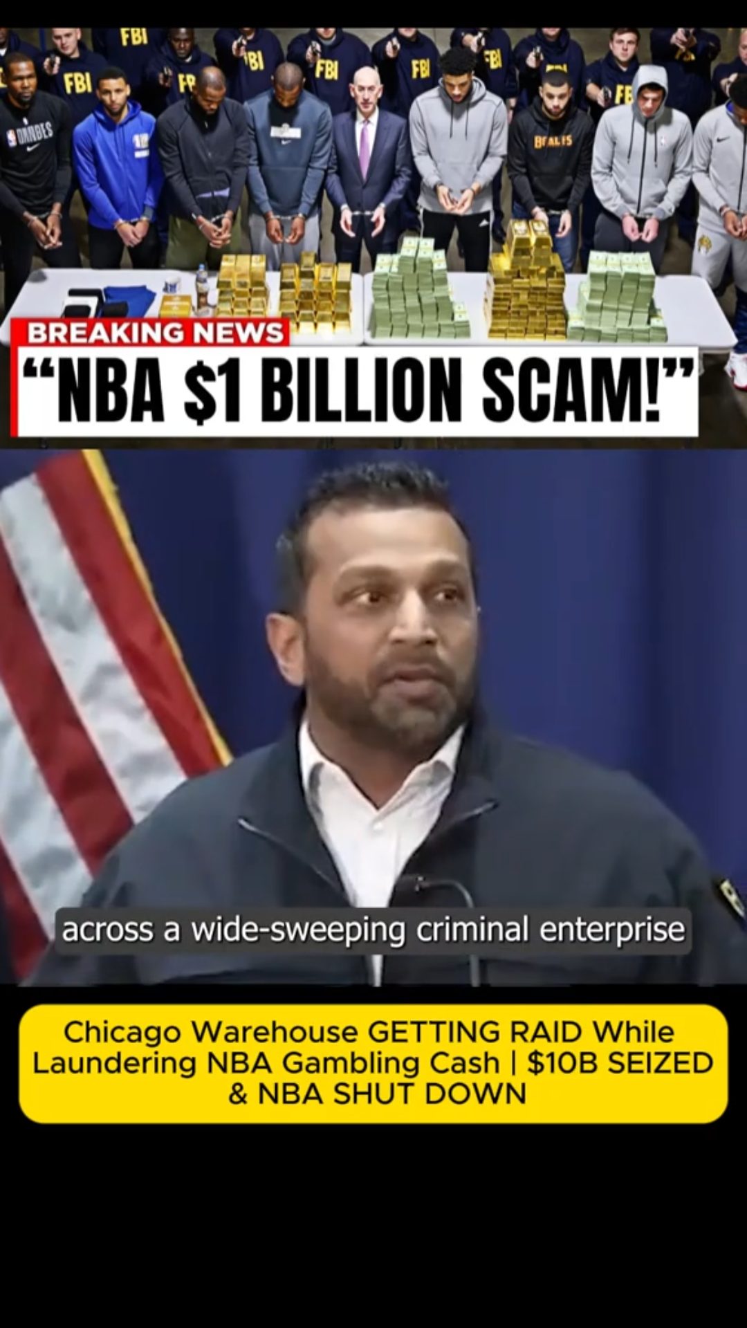 $10B Seized?! Chicago Warehouse Raid Sparks NBA Chaos