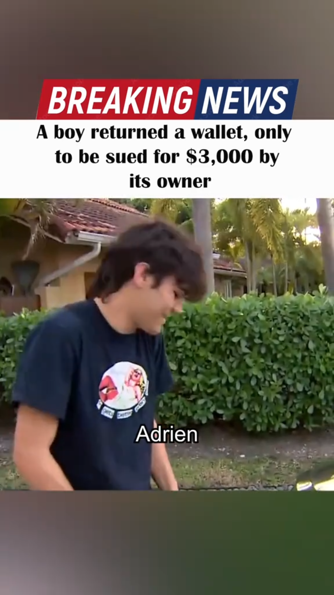 Boy Returns a Lost Wallet… Then Gets Sued for $3,000 by Its Owner