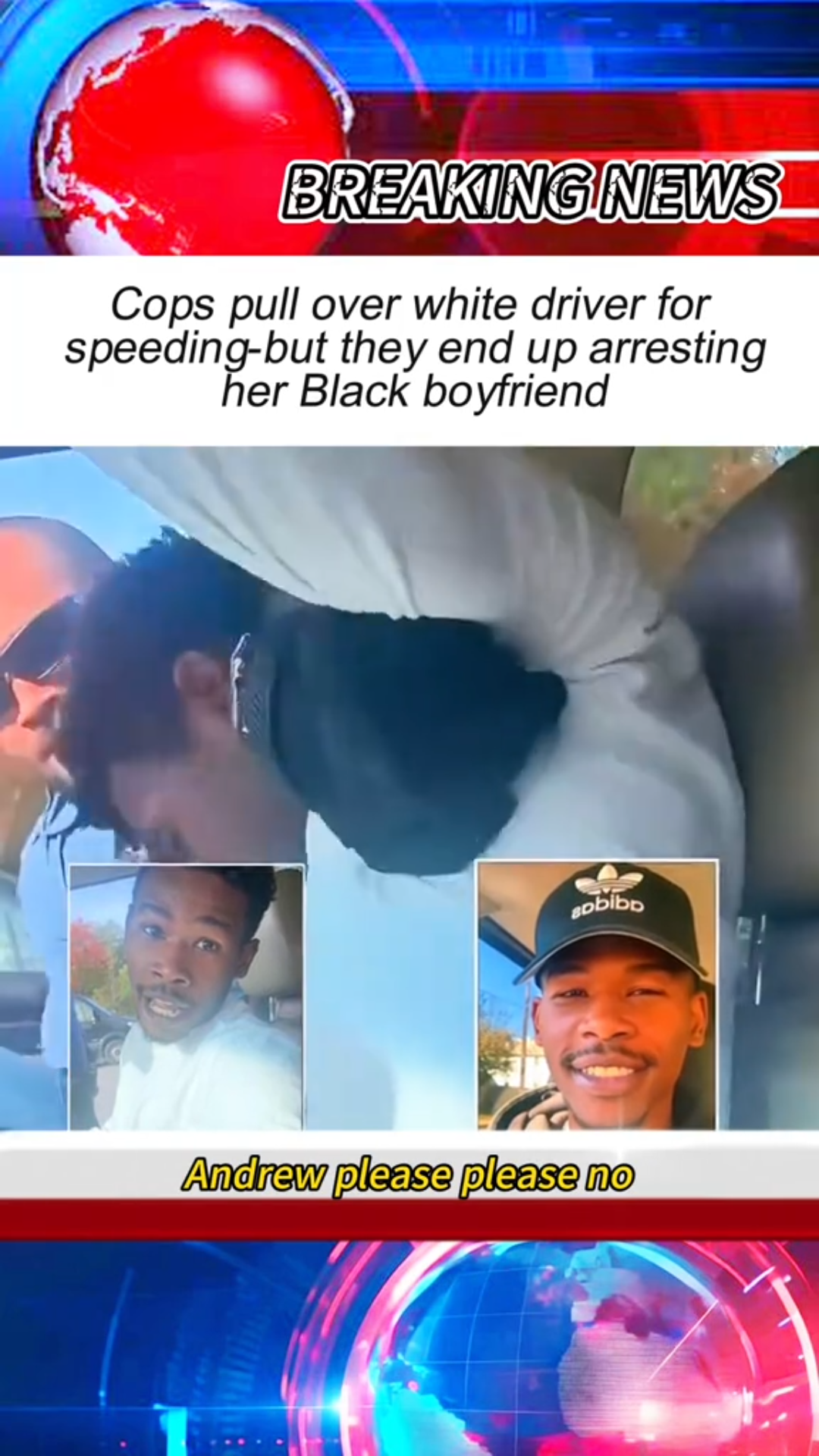 Cops Pull Over White Driver for Speeding — But They End Up Arresting Her Black Boyfriend