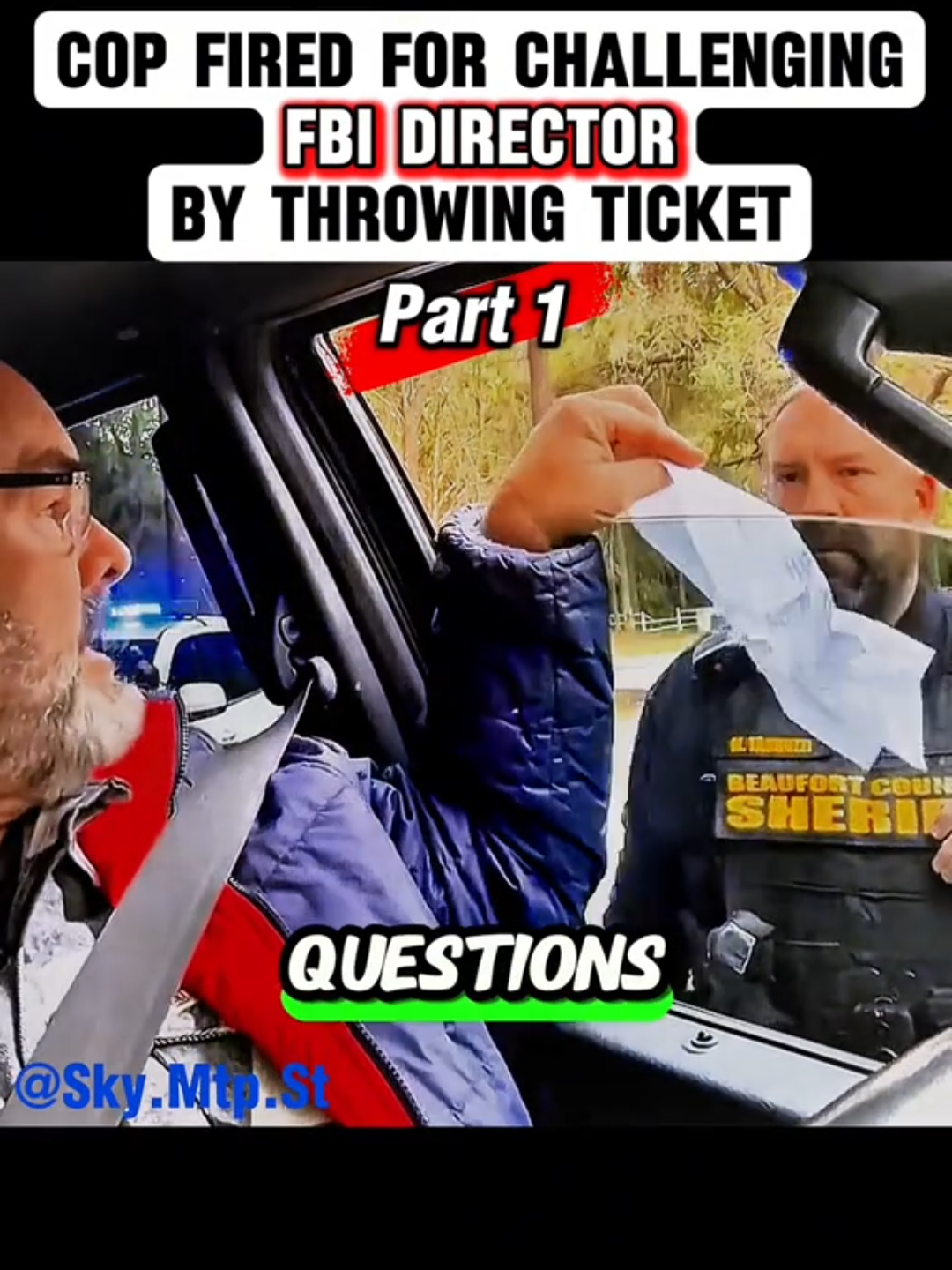 Cop FIRED for Challenging FBI Director by Throwing a Ticket