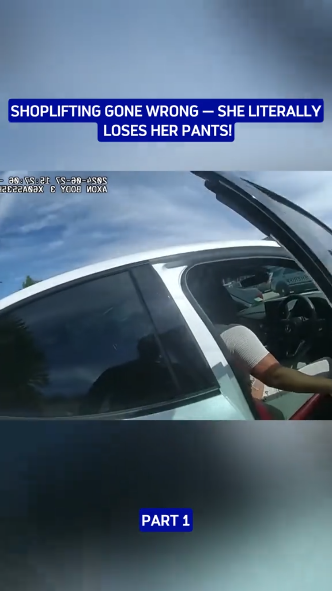 Shoplifting Gone Wrong — She Literally Loses Her Pants!