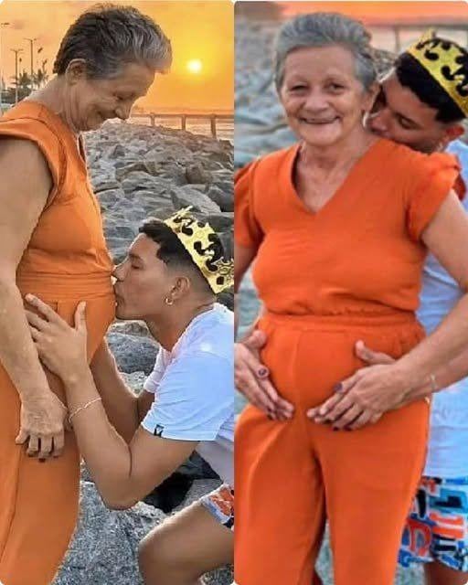 61-year-old woman who claimed to be pregnant with a 21-year-old boy is… See more