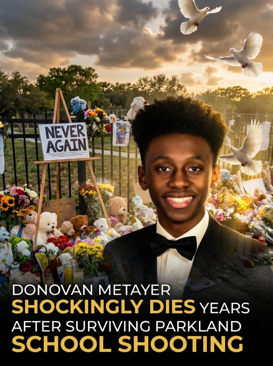 At 26, Parkland Survivor Donovan Metayer Dies, Reminding Us of Trauma’s Long-Term Consequences