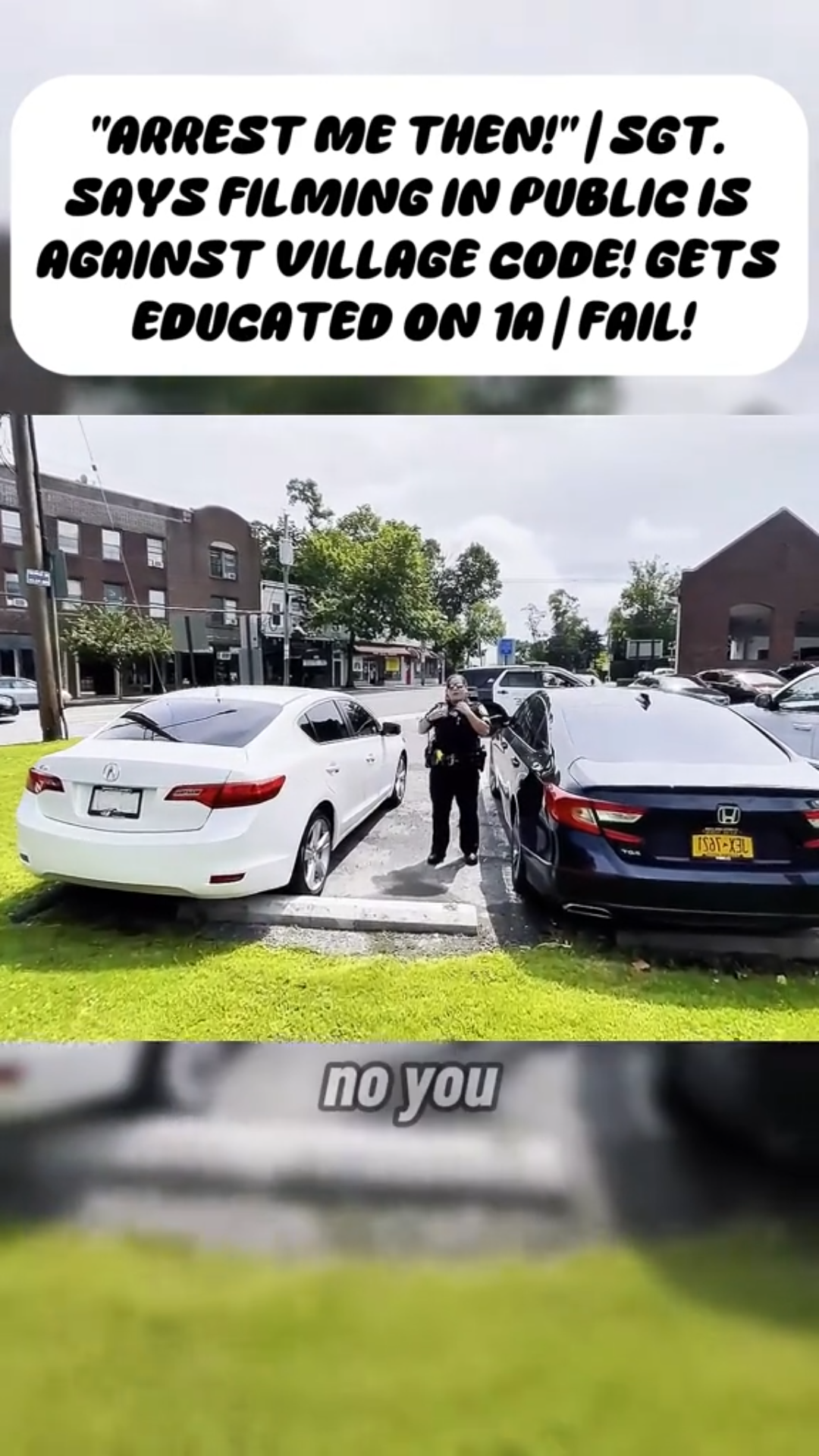 “Arrest Me Then” — Sergeant Claims Filming Is Illegal, Gets a 1A Reality Check