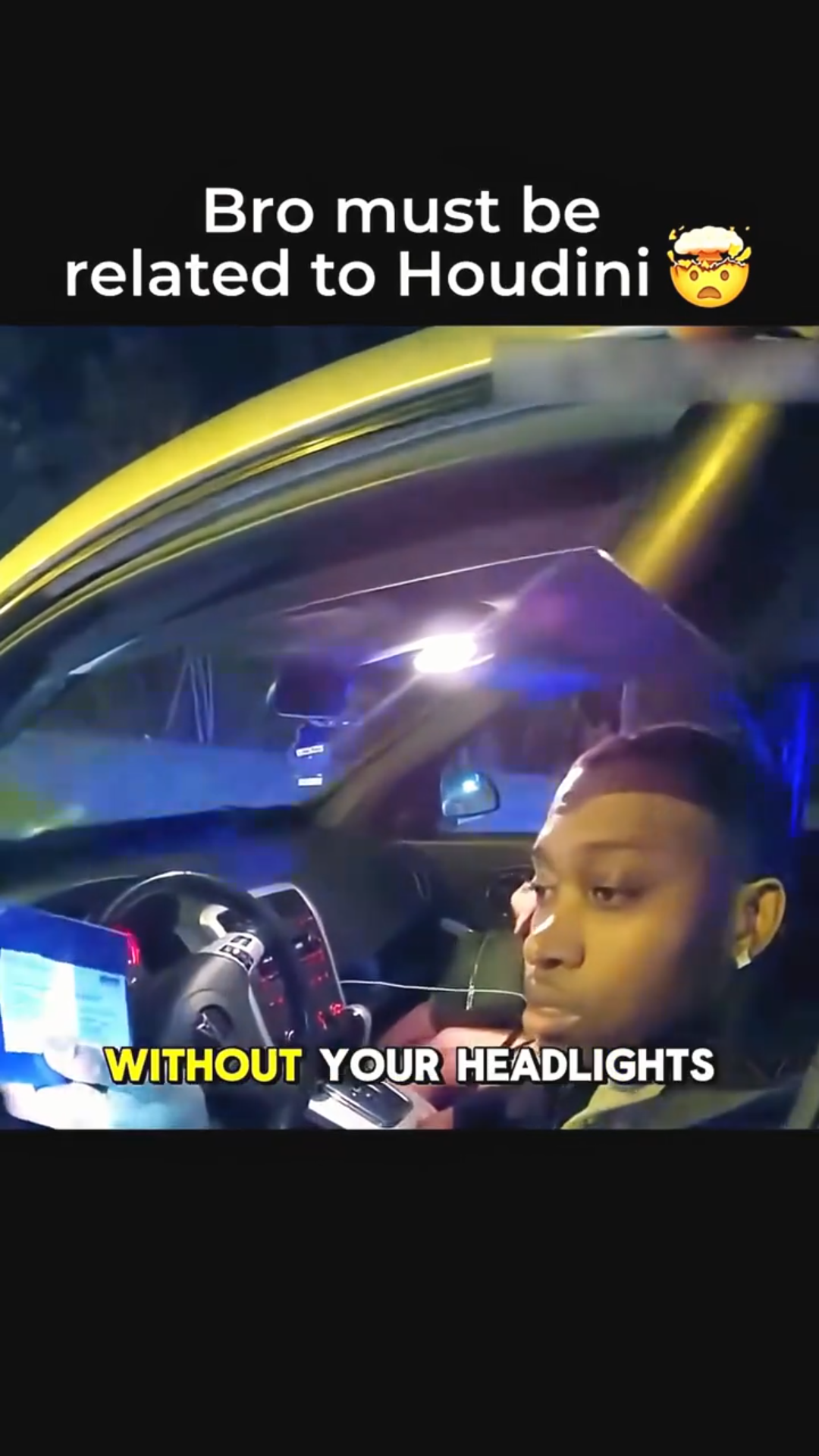 Bro Must Be Related to Houdini