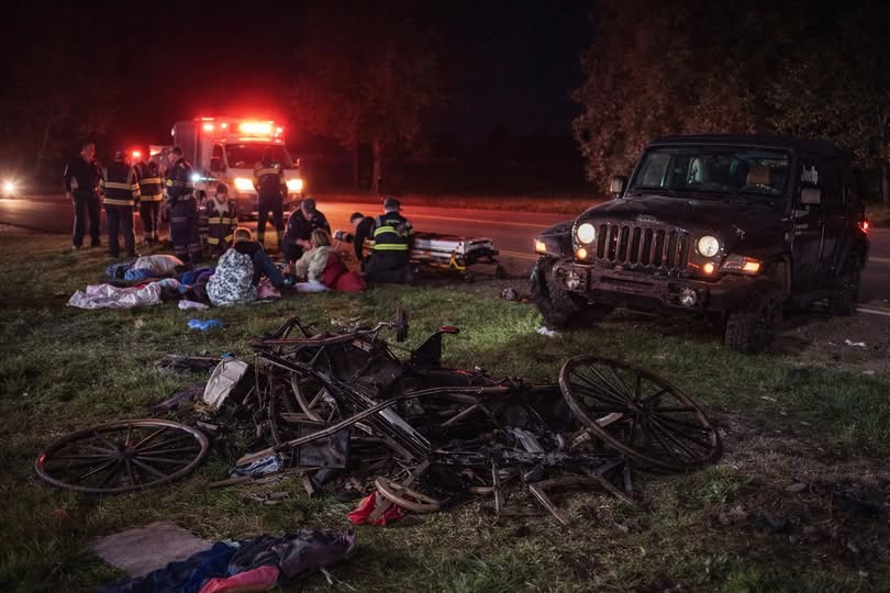 Indiana Community Mourns After Late-Night Collision Involving Jeep and Amish Buggy