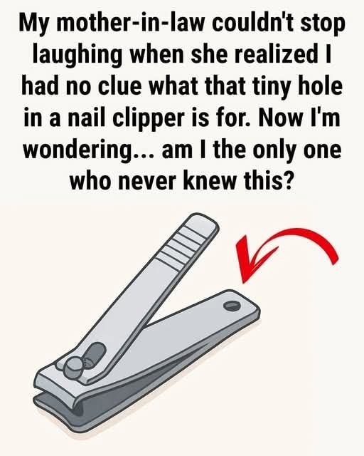 The “small round hole” on the nail clipper has special and powerful uses