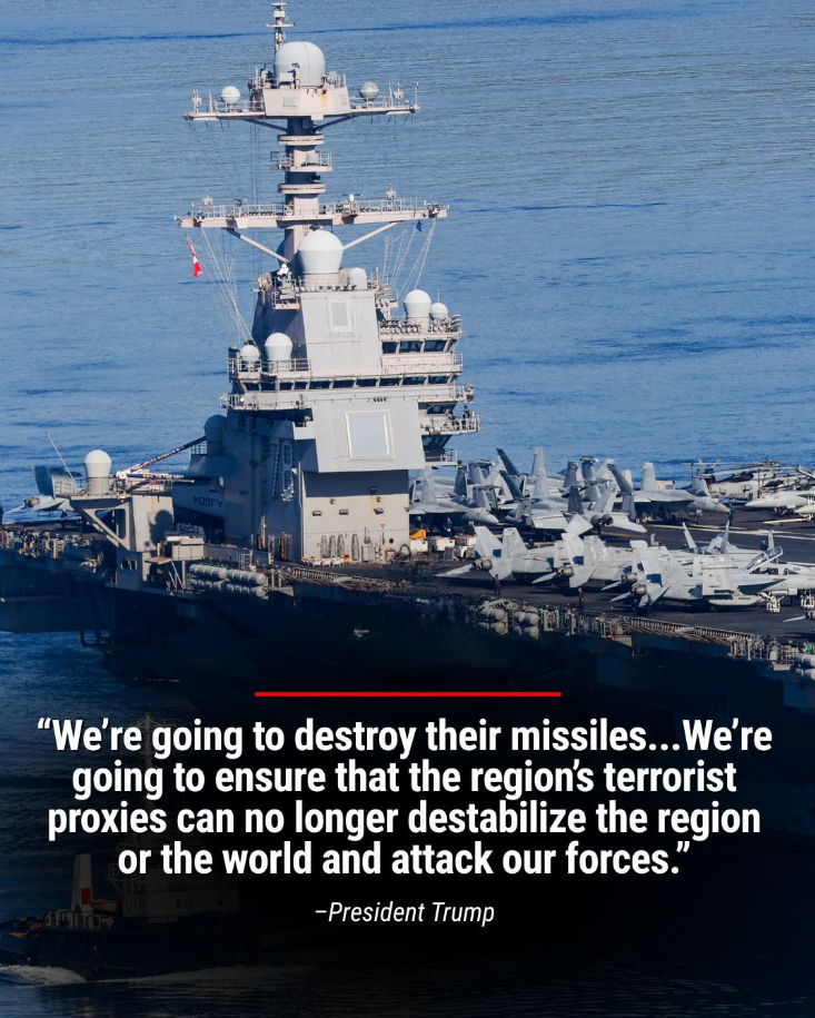 NEW: President Donald Trump confirmed Saturday that the U.S. is carrying out “major combat operations in Iran.”