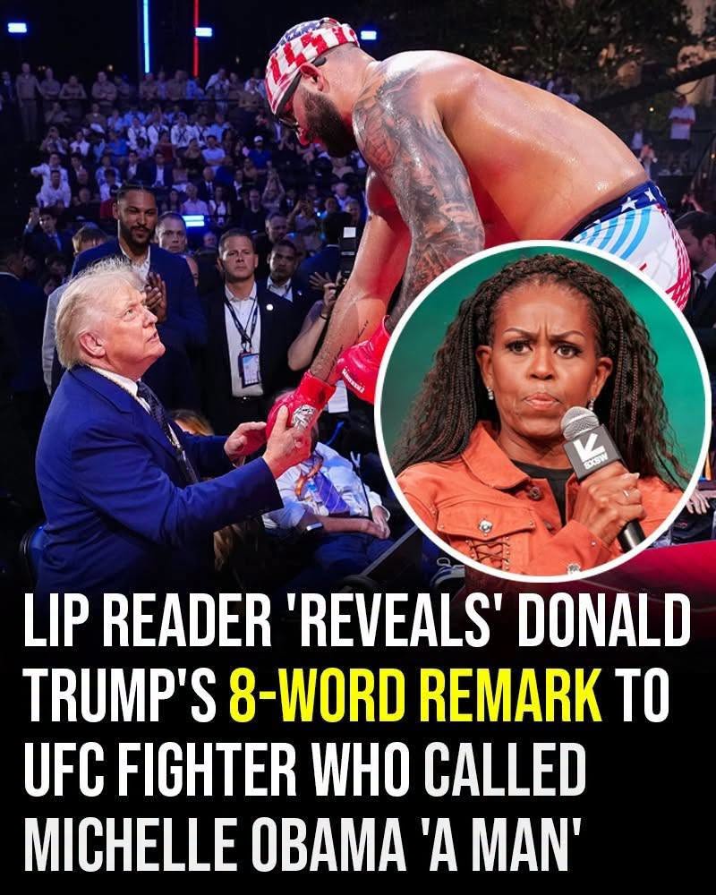 The Secret Whisper That Left a Nation Stunned: What Trump Actually Said to the Fighter Who Insulted Michelle Obama